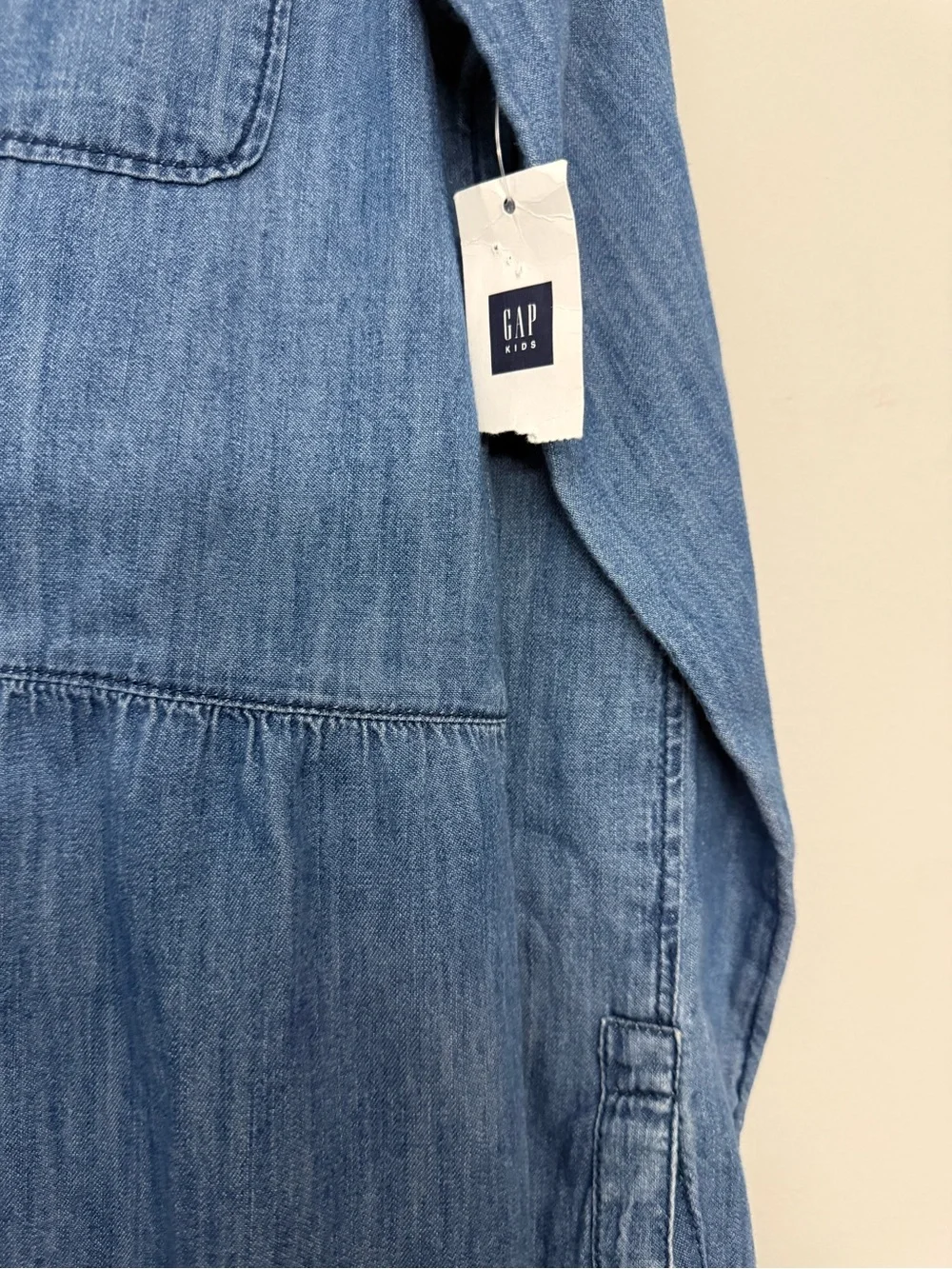 GAP Kids Denim Button-Front Shirt Dress Youth XXL
